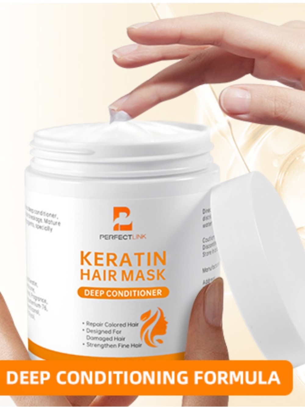 Perfect link keratin hair mask Deep Conditioner Repair Hair 8.45 oz 250 ml New